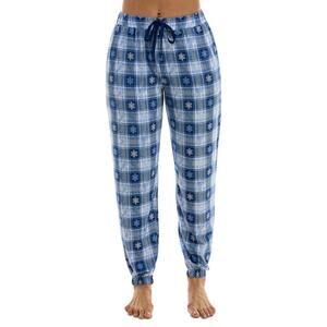 Roudelain Women's Cozy Luxe Printed Sleep Joggers Blue Size 2XL 1474